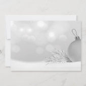 Stijlvolle kerstfeestdagen kaart (Achterkant)