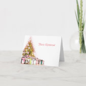 Stijlvolle kerstkaart kaart (Voorkant)