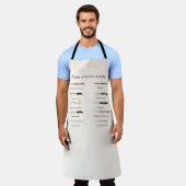 Stijlvolle keuken & BBQ Essential Schort (Gedragen)