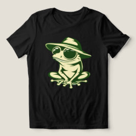 Stijlvolle Kikker Dames Minimalistische Natuur T‑S Tri-Blend Shirt