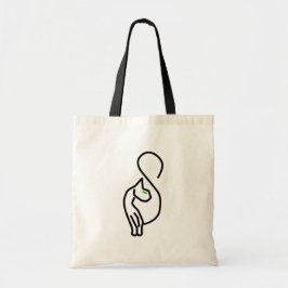 Stijlvolle Kitty Cat Outline Tote Bag