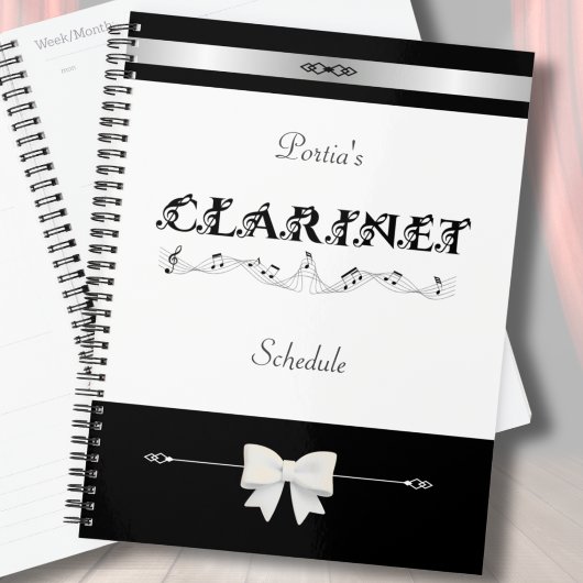 Stijlvolle Klarinet Student Planner Organisator
