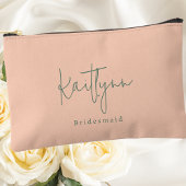 Stijlvolle klassieke aangepaste naam script bruids etui