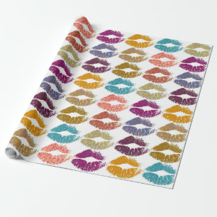 Stijlvolle kleurige Lips #29 Cadeaupapier
