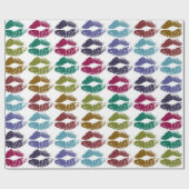Stijlvolle kleurige Lips #35 Cadeaupapier (Vlak)