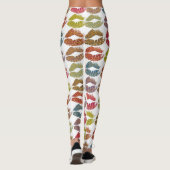 Stijlvolle kleurige Lips #38 Leggings (Achterkant)