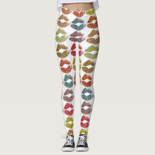 Stijlvolle kleurige Lips #38 Leggings