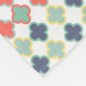 Stijlvolle kleurrijke Abstracte geometrische patro Fleece Deken (Hoek)