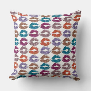 Stijlvolle, kleurrijke Lips #20 Kussen