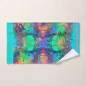 Stijlvolle, kleurrijke muziek Abstract Bad Handdoek (Handdoek)