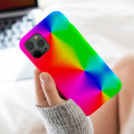 Stijlvolle kleurrijke spectaalgradiënt esthetisch iPhone 13 pro max hoesje