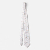 Stijlvolle kleurrijke Waterverf Polka Dot Pattern Stropdas (Achterkant)