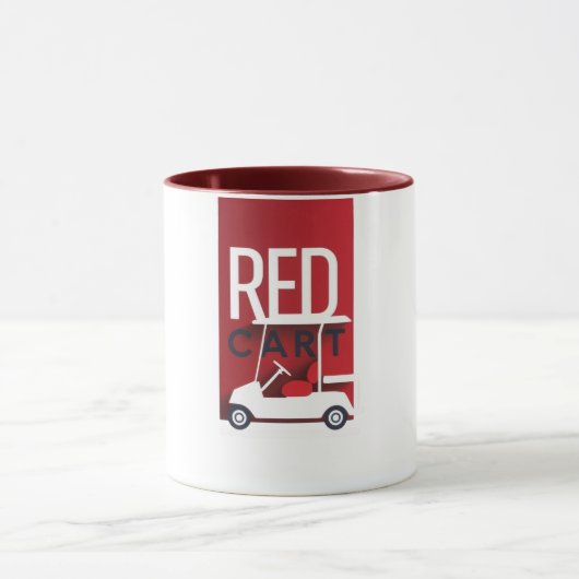 Stijlvolle koffiebeker voor golfliefhebbers mok (Midden)