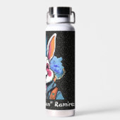 Stijlvolle konijn geschenken voor kapper haar styl waterfles (Achterkant)