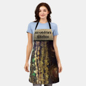 Stijlvolle kralen en schalen schort (Gedragen)