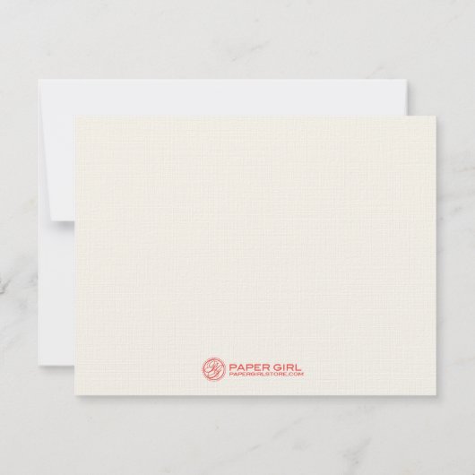 Stijlvolle kreeft bedankt kaarten notitiekaartje (Achterkant)