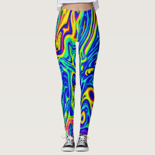 Stijlvolle Kunstpatroonvormen Leggings