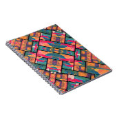 Stijlvolle kunstverf notitieboek (Rechterzijde)