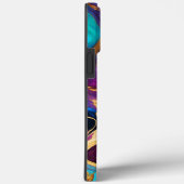 Stijlvolle levendige gekleurde vloeibare metalen n Case-Mate iPhone case (Achterkant / Rechts)