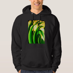 Stijlvolle lichtgele Tulpen Hoodie