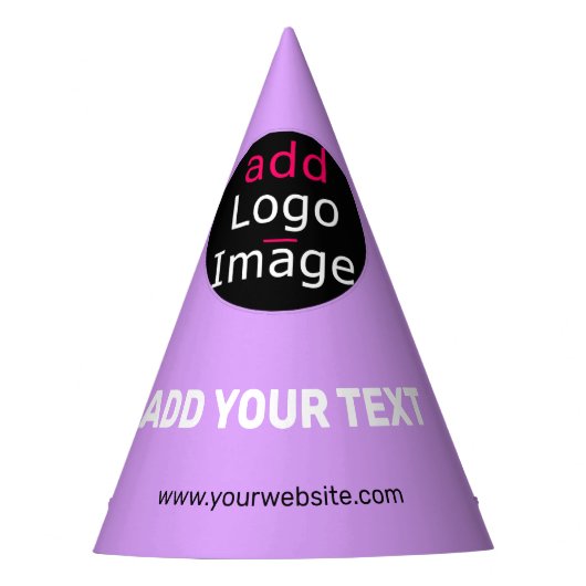 Stijlvolle, Lila, stijlvolle, functionele, functio Feesthoedjes (Voorkant)