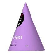 Stijlvolle, Lila, stijlvolle, functionele, functio Feesthoedjes (Rechts)