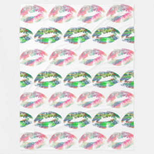 Stijlvolle Lippen #22 Fleece Deken