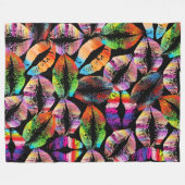 Stijlvolle Lips #15 Fleece Deken (Voorkant (Horizontaal))