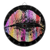 Stijlvolle Lips #20 Dartbord (Voorkant)