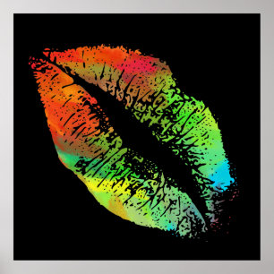 Stijlvolle Lips #3 Poster