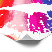 Stijlvolle Lips #6 Poster (Hoek)