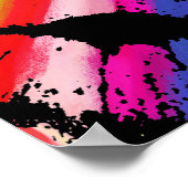 Stijlvolle Lips #7 Poster (Hoek)