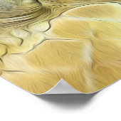 Stijlvolle Loggerhead Zee Turtle Poster (Hoek)