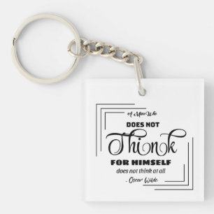 Stijlvolle Logo Sleutelhanger