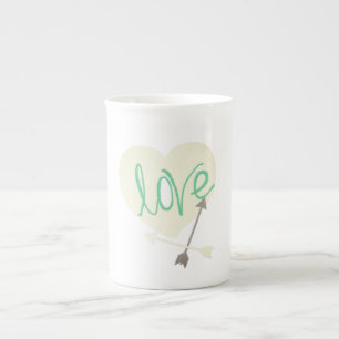 Stijlvolle Love Heart Arrows Koffie Thee Mok Cup