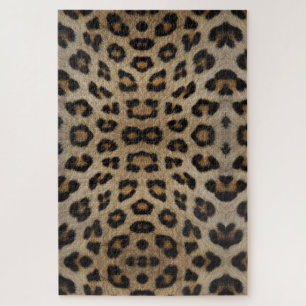 Stijlvolle luipaard bont dier print patroon leuk legpuzzel