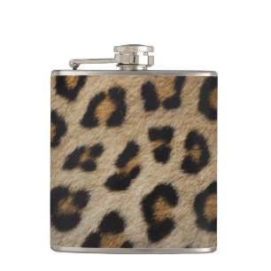 Stijlvolle luipaard cheetah bont dier print patroo heupfles