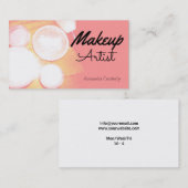 Stijlvolle Makeup Artist Visitekaartje (Voorkant / Achterkant)