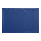 Stijlvolle marineblauw en witte Damask gevarieerd Kussensloop (Achterkant-Rechts)
