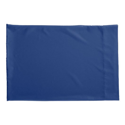Stijlvolle marineblauw en witte Damask gevarieerd Kussensloop (Achterkant-Rechts)