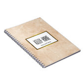 Stijlvolle marmer Designer personaliseren Notitieboek (Rechterzijde)