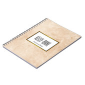 Stijlvolle marmer Designer personaliseren Notitieboek (Linkerzijde)