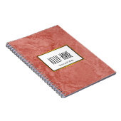 Stijlvolle marmer Designer personaliseren Notitieboek (Rechterzijde)