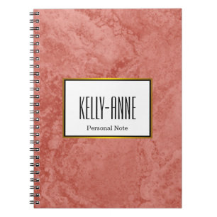 Stijlvolle marmer Designer personaliseren Notitieboek