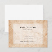 Stijlvolle marmeren achtergrond | Any Event RSVP Kaartje (Voorkant / Achterkant)