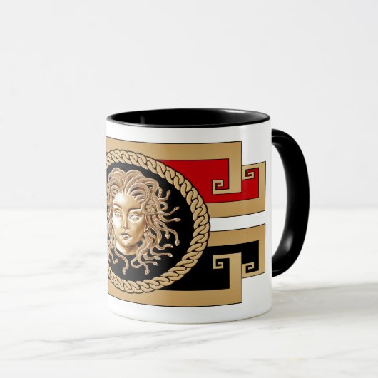 Stijlvolle Medusa Gold-Mok Mok (Voorkant rechts)