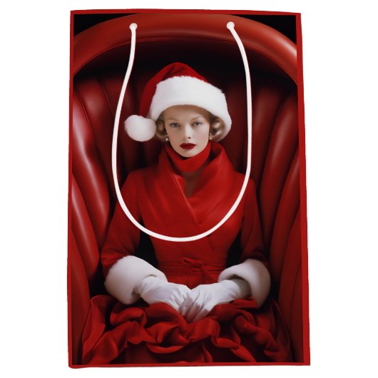  stijlvolle mevrouw Claus Medium Cadeauzakje (Voorkant)
