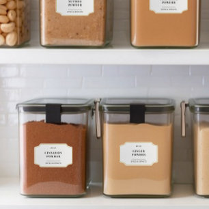 Stijlvolle minimalistische gouden Lijst decoratie  Sticker