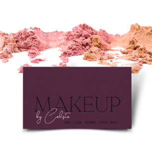 Stijlvolle minimalistische grafische make-up van ' visitekaartje