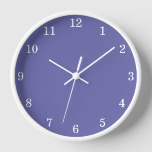 Stijlvolle Minimalistische Lavendel Wandklok